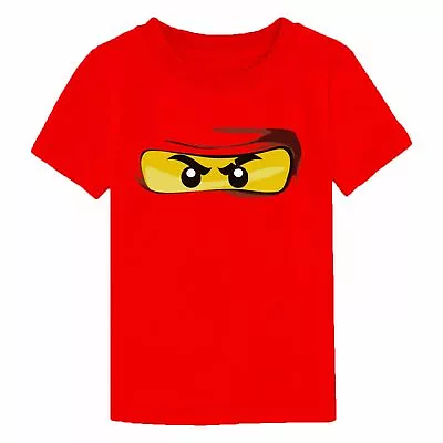 £5.99 • Buy Ninjago Brick Eyes Lego T Shirt Funny Cartoon World Book Day Birthday Kids Top