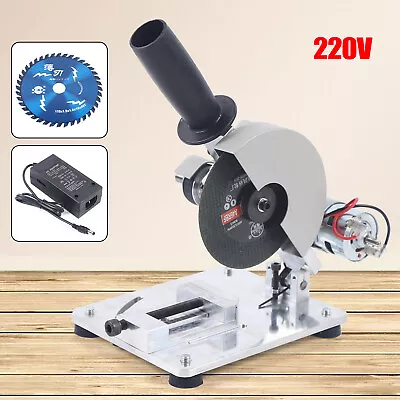 4 Inch Mini Table Saw Chop Saw Portable Plastic Wood Metal Cutting Machine 0-45 • £110.49