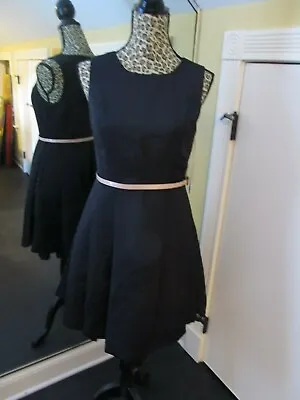 $37.50 • Buy Jason Wu Target Sz 6 Sleeveless Crewneck A-Line Mini Black Dress NWT