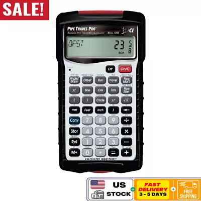 Industries Calculator Pipe Layout Design Math Pipefitters Steamfitters Welders • $78.40