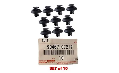 GENUINE Toyota 9046707217 Plastic Trim Clips Fasteners For Engine Covers - Black • $21.75