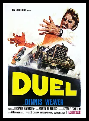 Duel Movie Poster Print & Unframed Canvas Prints • $23.95