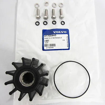 Volvo Penta Sea Water Cooling Pump Impeller Kit New OEM 21700445 V8 380 • $74.98