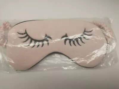 Mary Kay Pink Sleep Mask  Eyelash  Design NIP • $12.50