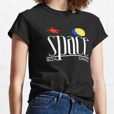 SPACE Ibiza Dance: MODEL 1 Classic Black Mythical Nightclub T-Shirt • $23.99