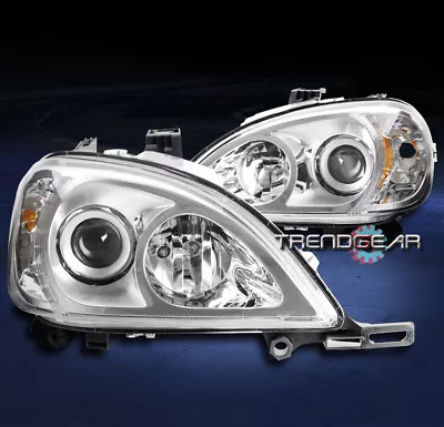 For 1998-2005 Mercedes-benz W163 Ml350 Ml500 Chrome Projector Headlight Headlamp • $231.95