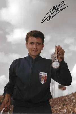 £59.99 • Buy Michel Jazy Holds His Silver Medal After The 1500m Final Signed 12x8 Photo