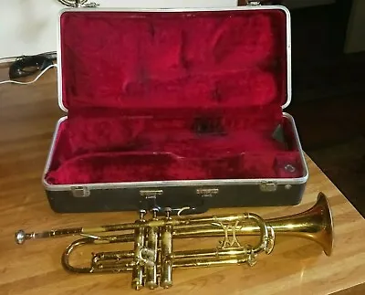 ~vintage King Liberty Brass Trumpet Early 1950’s Jet Tone Mouthpiece + Case~ • $295