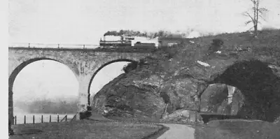 Philadelphia Pa Steam Locomotive Fairmount Park East River Drive Tunnel  - A62 • $17.50