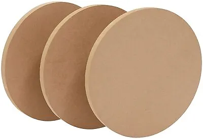 Round Circle MDF Boards Sheets 9 12 & 18mm Thick 20 To 60cm • £6.99