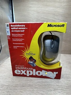 Boxed Microsoft IntelliMouse Explorer Laser  L Collectible Tested Read • $125