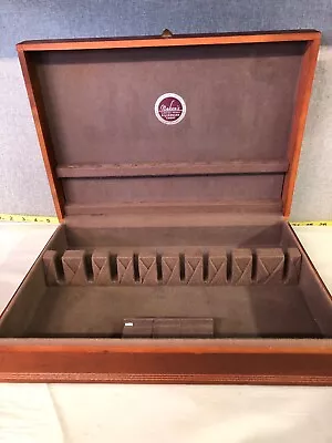 Vintage Nakens Silverware Box/chest For Service Of 12(3178) • $20.95