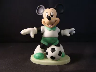 $8 • Buy Vintage Mickey Mouse Soccer Bisque Porcelain Figure