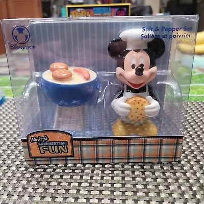  Mickey's Summertime Fun Salt & Pepper Shanker • $23