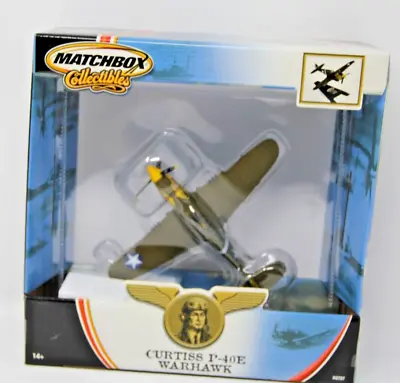 Matchbox Collectibles 1:72 WWII Curtiss P-40E Warhawk Fighter USAAF Diecast New • $35