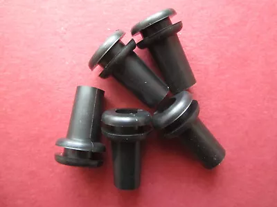 A8 6.4mm Pvc Grommet Sleeve Cable Chassis Exit Strain Relief 9.5mm Hole Pack 5 • £4.75