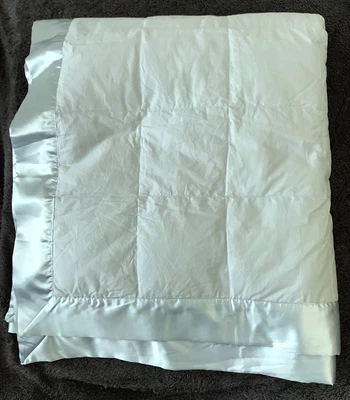 £59.99 • Buy FAIRYDOWN Double ESPRESSO DUCK DOWN BLANKET/BEDSPREAD Casper/duck Egg VGC