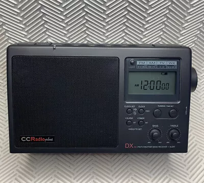 C Crane CC Radio Plus DX AM FM AUX Weather Alert Clock Portable Radio • $49.99