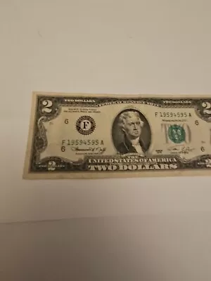 1976 Birthday Note 2 Dollar Bill • $2