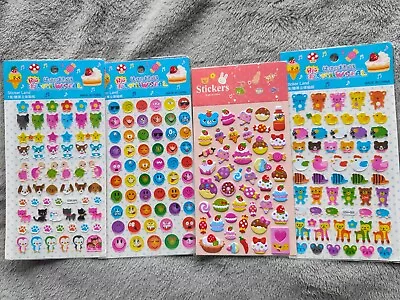 1 Pk Cute Kawaii 3d Stickers Animals Faces Candy Sweets Bnip Crafts Scrap Bookin • £2.15