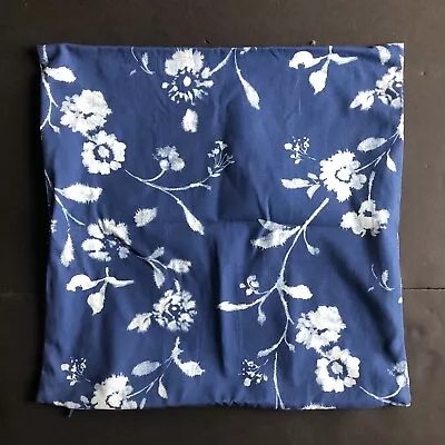 IKEA Blue Floral Cushion Cover Blagran Square Throw Pillow Cover 20 X 20  • £9.72