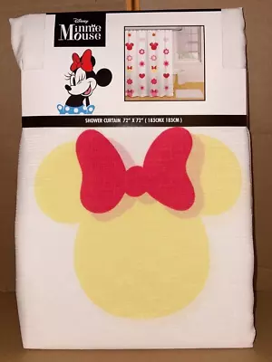 Disney MINNIE MOUSE ICONS SPRING FABRIC Shower Curtain NEW • $31.96