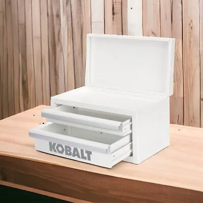 Kobalt Mini Tool Box Toolbox White Steel 5462035 (BRAND NEW) • $37.99