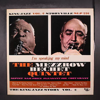 MEZZROW-BECHET QUINTET: I'm Speaking My Mind STORYVILLE 12  LP 33 RPM Denmark • $15