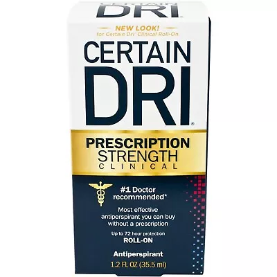 Certain Dri CD-RO-6P Clinical Antiperspirant Roll On - 1.2 Oz • $8.19