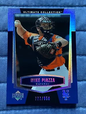 Mike Piazza #d /850 - 2003 Upper Deck Ultimate Collection - Mets HOF • $9.99