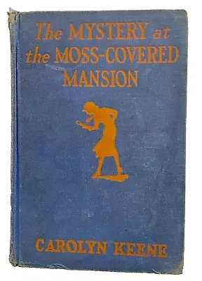 Nancy Drew Mystery At Moss Covered Mansion 1941 With 1st Ed Points • $10