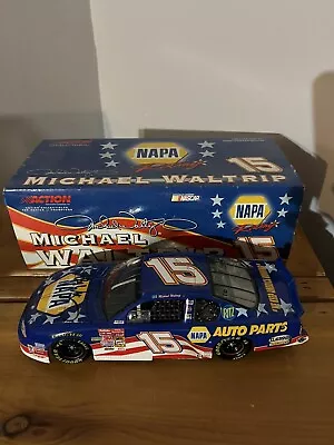 2001 Michael Waltrip Signed #15 NAPA Auto Stars & Strips 1/24 Action Diecast • $39.99