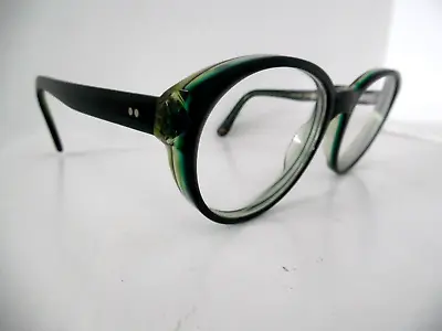 Handmade Oliver Goldsmith Circleline Green Oval Eye Glasses OL1028 04 53 18 145 • £25