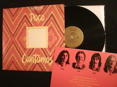 POCO - Cantamos - 1974 Quad Vinyl 12'' Lp./ VG+/ Country Rock Vocal Pop • $17.99