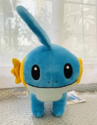 Pokemon Center Original Plush Doll MUDKIP Mizugorou Cute Fluffy JAPAN • £18.81