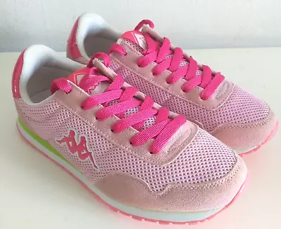 Kappa Fabric Pink Trainers UK Size 5 • £13.99