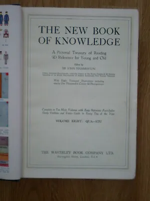 New Book Of Knowledge Dictionary Volume 8 Illustrated Reading Reference Vintage • £3.99