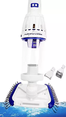 POOL SHARK MAX Cordless Pool Vacuum Full Hour Of Strong Suction For Deep Pool Cl • $57
