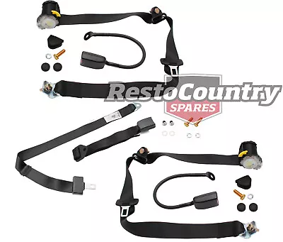 Ford FRONT Seat Belt Set XD Ute Panel Van With BENCH Left + Centre + Right ADR. • $377