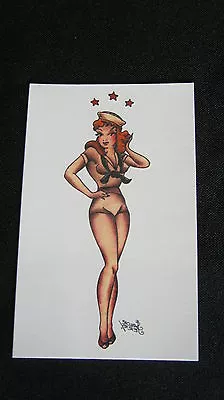 Sailor Jerry Spiced Rum Genuine Pin-up Temporary Tattoo • £1.99