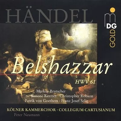 Handel Brutscher Neumann - Belshazzar A Sacred Drama New Cd • £65.34