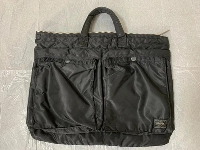 $82 • Buy Yoshida & Co Porter Tanker Briefcase Business Bag Tote Bag Black JAPAN