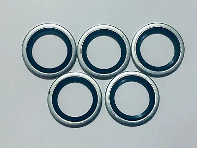 100 X 1/2 BSP Bonded Seal Washers (Dowty Seal) Self Centering Hydraulic Oil Fuel • £9
