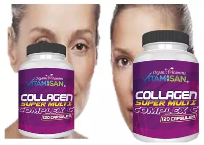 Hydrolized Collagen 1000MG Colageno Hidrolizado With Vitamin C 240 CAPSULES • $15.50