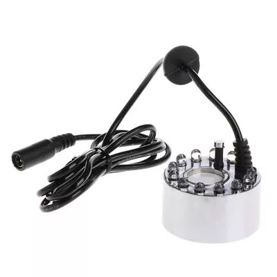 12 LED Mist Maker Fogger Water Fountain Pond Fog Machine Atomizer Air Humidifier • $10.99