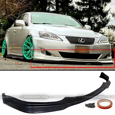 Fit 09 10 IS250 IS350 Urethane F Sport Style PU Front Bumper Chin Lip Body Kit • $85.99