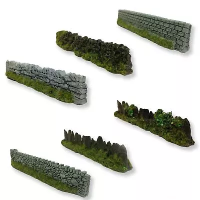 Javis Model Walling Dry Stone Garden Wall 00 Gauge Railway Scenery Wargame 1/72 • £3.30