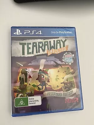 Brand New And Sealed PlayStation 4 Ps4 Tearaway Unfolded Free Postage • $30