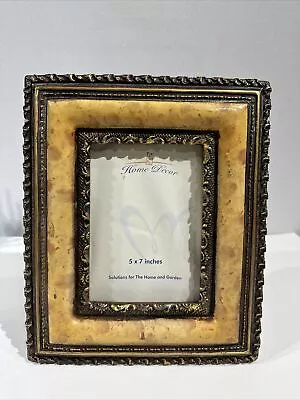 New Trade Winds Home Decor 5” X 7” Frame Faux Marble & Faux Wood • $9