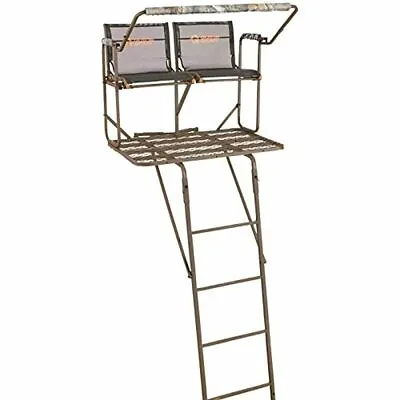 Guide Gear 17' 2-Man Ladder Tree Stand Climbing Hunt Seat Hunting Gear Equipmen • $368.95